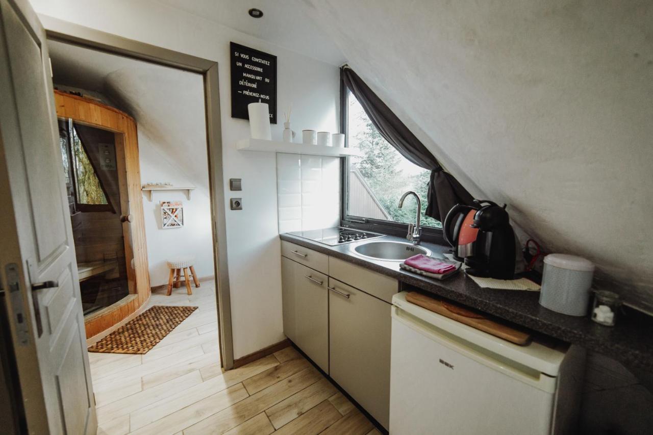 Chalet Scandinave Avec Sauna Ir - In The Woods Gesves 외부 사진